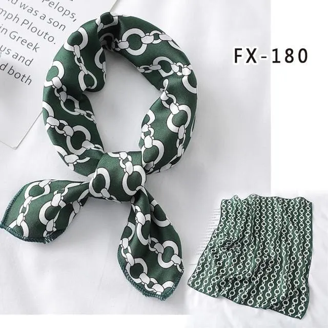 Lovegasm Vibrators Printed Satin Scarf Knotted Gag