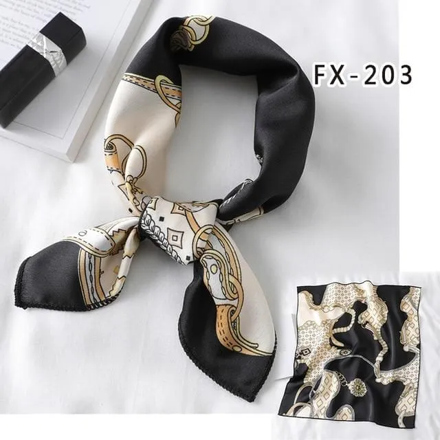 Lovegasm Vibrators Printed Satin Scarf Knotted Gag