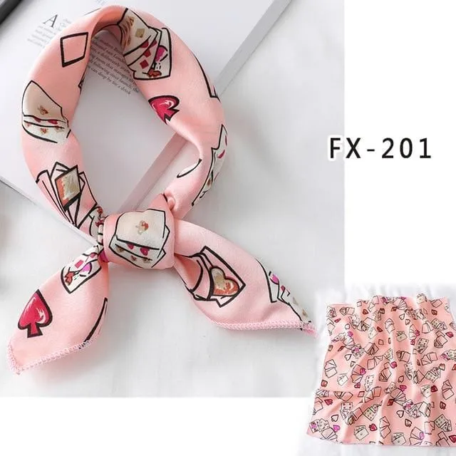 Lovegasm Vibrators Printed Satin Scarf Knotted Gag