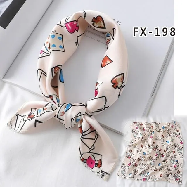 Lovegasm Vibrators Printed Satin Scarf Knotted Gag