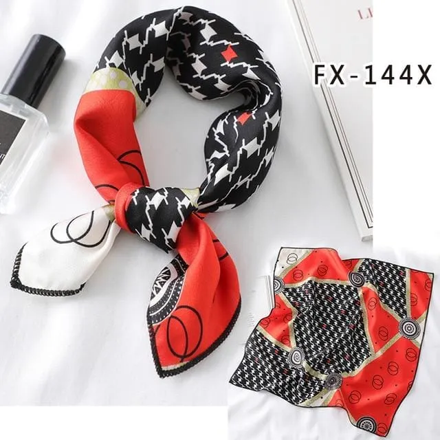 Lovegasm Vibrators Printed Satin Scarf Knotted Gag