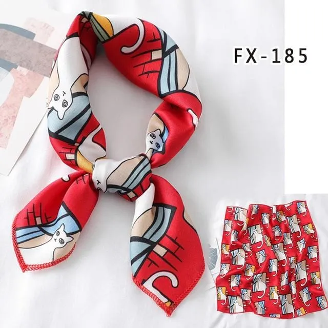Lovegasm Vibrators Printed Satin Scarf Knotted Gag