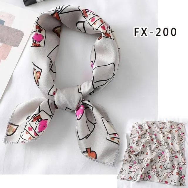 Lovegasm Vibrators Printed Satin Scarf Knotted Gag