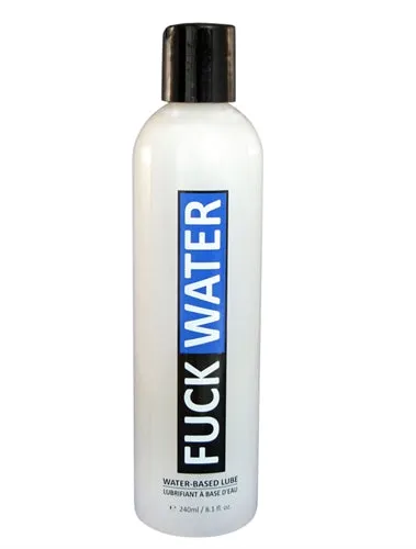 Lubricants Fuck Water Fuck Water WaterBased Lubricant 8 Fl Oz