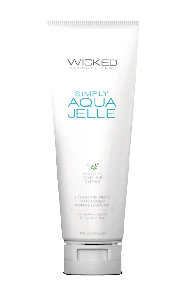 Lubricants Wicked Sensual Care Simply Aqua Jelle Fragrance Free Lubricant 4 Fl Oz