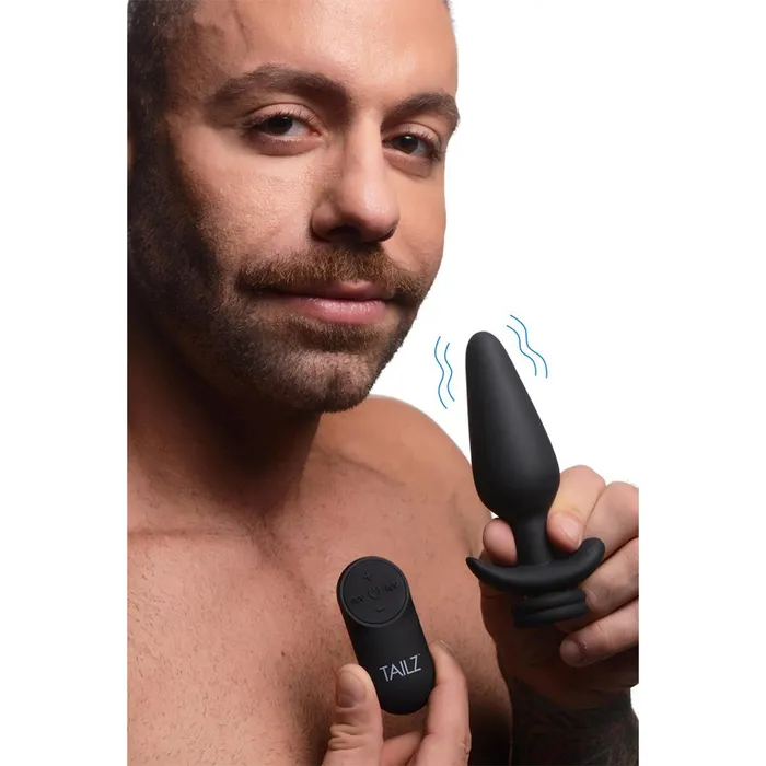 Male Sex Toys Tailz Interchangeable 10X Vibrating Silicone Anal Plug with Remote Male Sex Toys Tailz Interchangeable 10X Vibrating Silicone Anal Plug with Remote