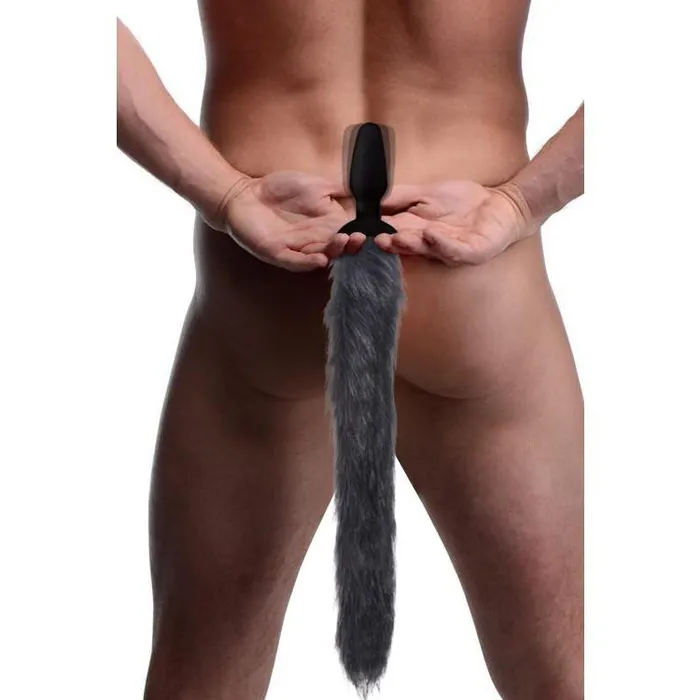 Male Sex Toys Tailz Remote Control Vibrating Fox Tail Anal Plug