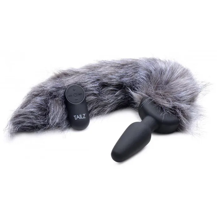 Male Sex Toys Tailz Remote Control Vibrating Fox Tail Anal Plug
