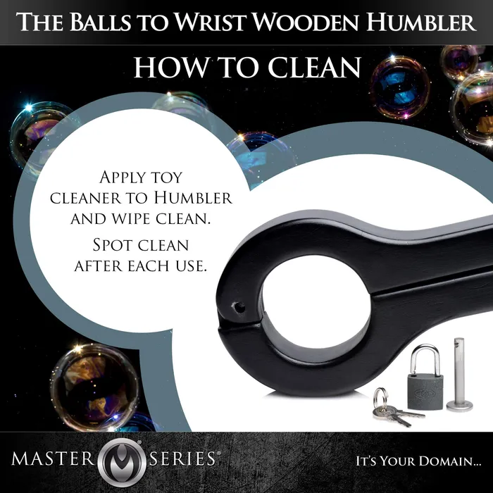 Master Series Dildos Balls to Wrist Humbler