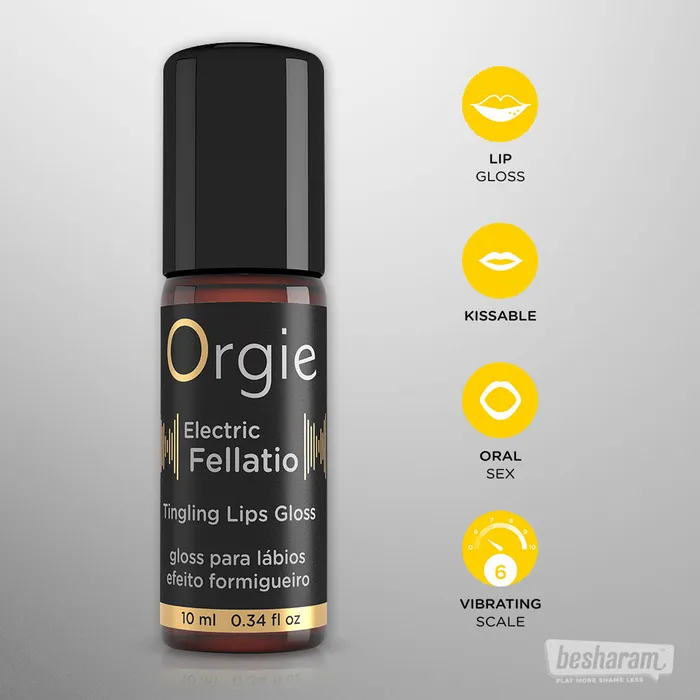 Orgie Electric Fellatio Tingling Lip Gloss Orgie Vibrators