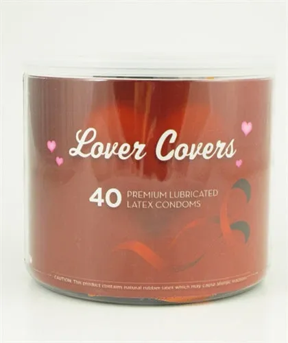 Paradise Marketing Vibrators Lover Covers 40 Count Jar