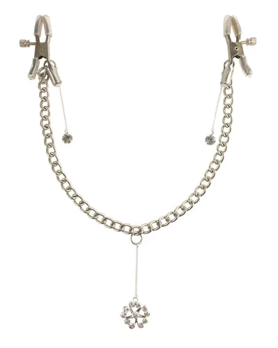 Pipedream Female Sex Toys Fetish Fantasy Series Crystal Nipple Clamps