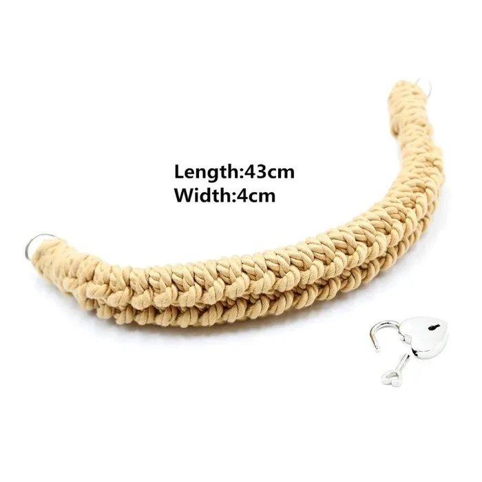 RopeThemed Day Collar of Consideration Lovegasm Anal