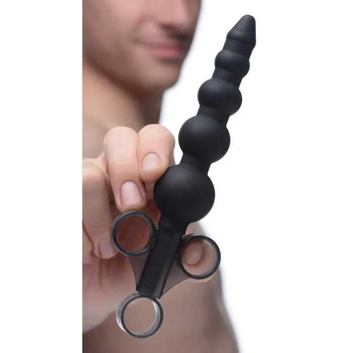 Silicone Graduated Beads Lubricant Launcher Master Series Anal