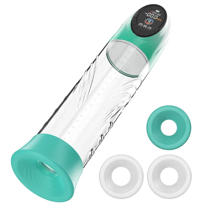 Source Electric Vacuum and Water Penis Pump with LCD Display Acmejoy Male Sex Toys