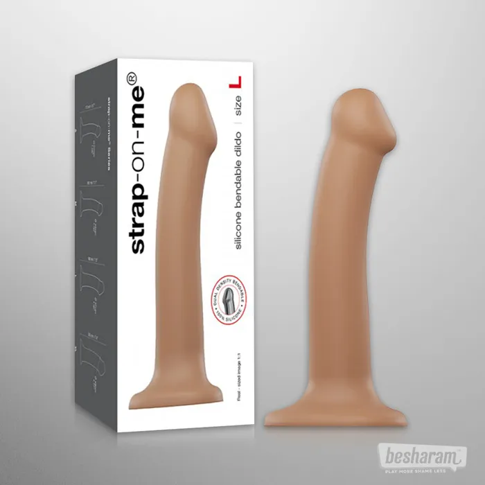 StrapOnMe StraponMe Silicone Bendable Dildo Female Sex Toys