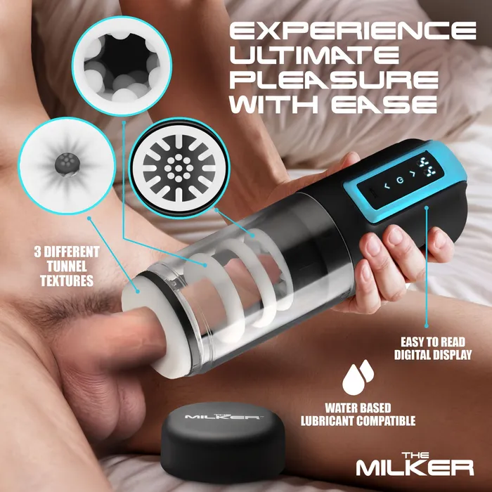 The Milker Male Sex Toys The Milker RotoStroke Thrusting and Rotating Masturbator