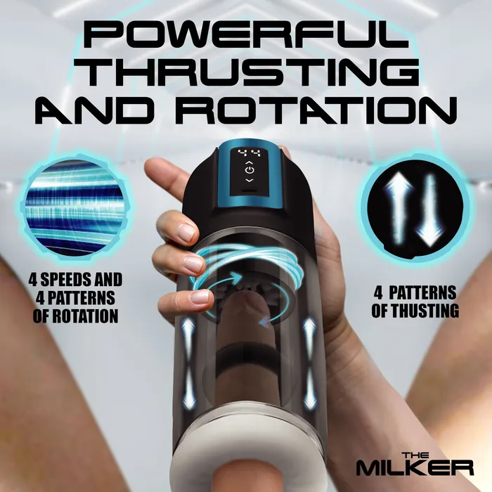 The Milker Male Sex Toys The Milker RotoStroke Thrusting and Rotating Masturbator