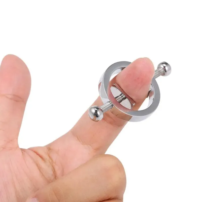 Toothed Clamps NonPiercing Nipple Ring Lovegasm Couples