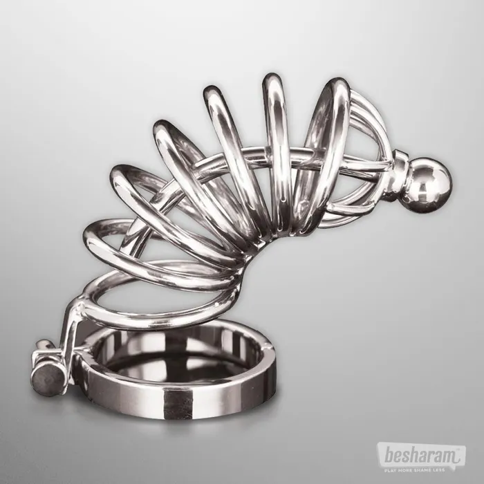 XR Male Sex Toys Asylum Locking Chastity Cage